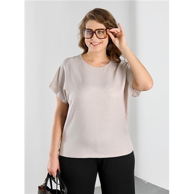 Женская блузка "Женский каприз-3" / бежевый