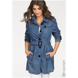 Denim Trenchcoat КОРСО 44 нем.разм рост нужен меньше 165см