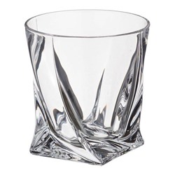 НАБОР ДЛЯ ВИСКИ "КВАДРО" 7ПР.: ШТОФ+6 СТАКАНОВ 850/340 МЛ. ВЫСОТА=27/10 СМ. (КОР=3НАБОР.)