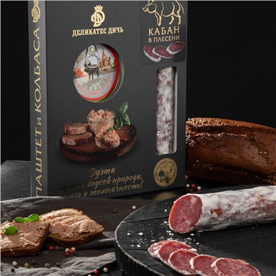 Подарочный набор Дуэт "Слово Кабана" с паштетом