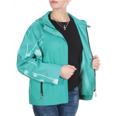 F2088 GREEN  Ветровка женская MARIA (65%хлопок 35% полиэстер)