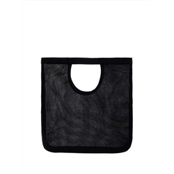 Сумка "Шоппер", air-mesh, черный, 40х40см
