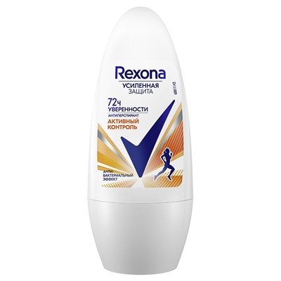 Rexona РОЛИК  Женский   50 мл  Антибактериальный   Эффект Активный контроль