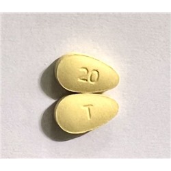 Мужские Желтые  2 шт Индия 20 мг