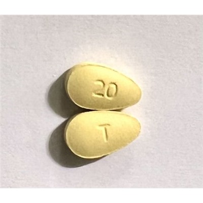 Мужские Желтые  2 шт Индия 20 мг