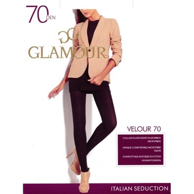 Колготки классические, Glamour, Velour 70 оптом