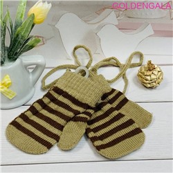 Детские варежки утепленные длина 10 см Арт 3 тип 1