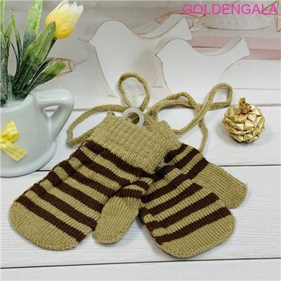 Детские варежки утепленные длина 10 см Арт 3 тип 1