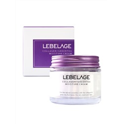 Lebelage Увлажняющий крем с коллагеном и зелёным чаем / Collagen+Green Tea Moisture Cream, 70 мл