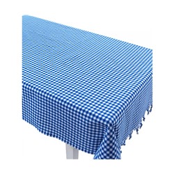 150x150 см. Скатерть Piti Kareli Zifir Mavi