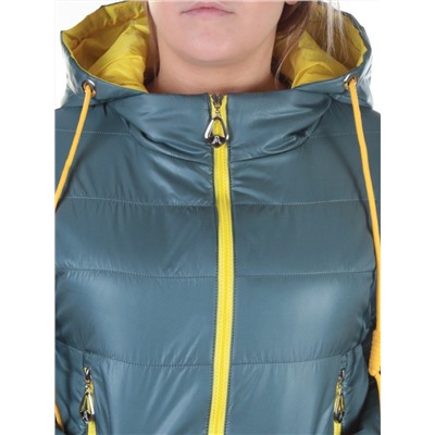 19120 GRAY/GREEN Пальто демисезонное женское AiKESDFRS