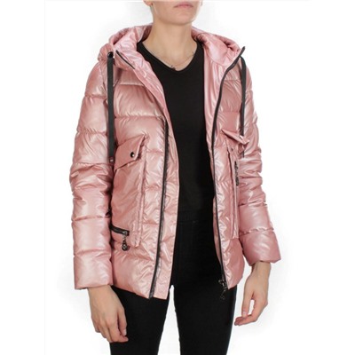 8063 PINK Куртка демисезонная женская (130 гр. синтепон)