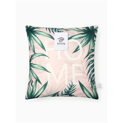 Набор декоративных наволочек Этель "Botanica", 4 шт, 40*40 см, велюр