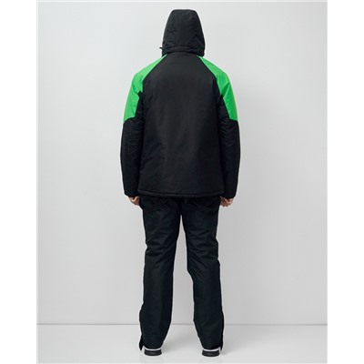 Горнолыжный костюм мужской зимний зеленого цвета 07713Z