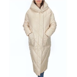 21-381 LT. BEIGE Пальто зимнее женское (200 гр. тинсулейт)