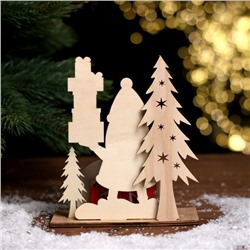 Вечный календарь «Дед Мороз с подарками» 14×5.5×15.5 см