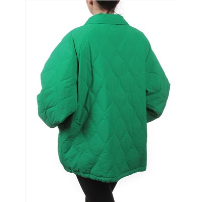 H24-213 GREEN Куртка демисезонная женская (100 гр. синтепон)