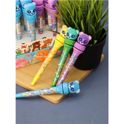 Ручка с поворотным механизмом "Leopard eyes", mix, шоу-бокс 36 шт.