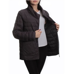 K-635 DK.GRAY Куртка демисезонная стеганая женская (70 гр. холлофайбер)