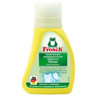 Пятновыводитель Frosch для предварительной обработки пятен ( фрукты, овощи, трава, кофе, чай) 75 мл
