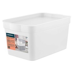 Ящик для хранения Keeplex Trendy 2,3 л 21,1х14,1х11 см KL350111006 белый