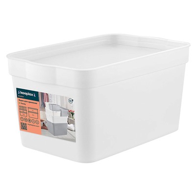 Ящик для хранения Keeplex Trendy 2,3 л 21,1х14,1х11 см KL350111006 белый