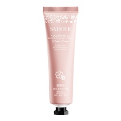 Крем для рук с ниацинамидом и ароматом сакуры SADOER Niacinomide Revitalizing moisturize hand Cream, 30 гр