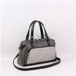 Сумка 130 мульти итальянский серо-черный ХИТ продаж