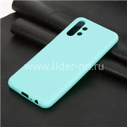 Задняя панель для Samsung Galaxy  A13 Силикон матовый (бирюза)