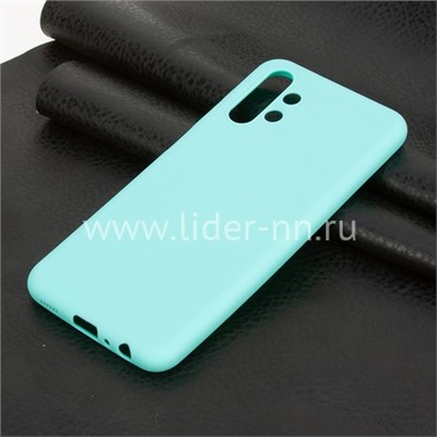 Задняя панель для Samsung Galaxy  A13 Силикон матовый (бирюза)