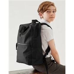 Kids' Plain Water Repellent School Backpack