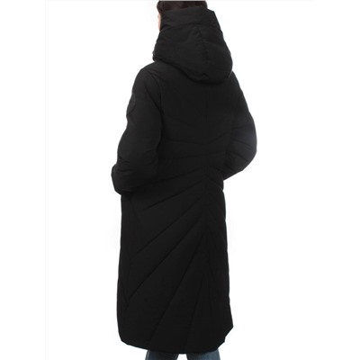 H265 BLACK Пальто зимнее облегченное женское (150 гр. холлофайбер)