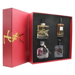 Подарочный набор Ysl edp 4x30 ml красный