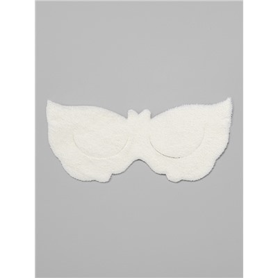 Маска для области вокруг глаз, с резинкой, 19.5×9.5 см, белая