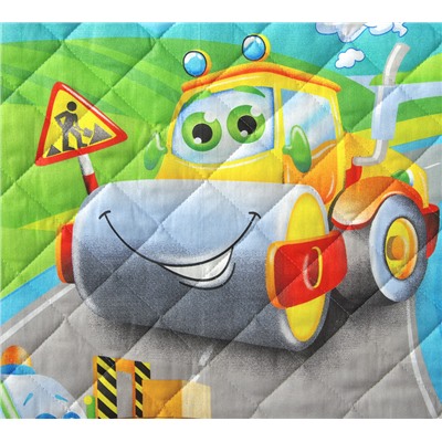 Покрывало стеганое из поплина Дорожный патруль Текс-Дизайн