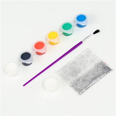 Роспись по дереву на новый год «Веселая зима», набор для творчества