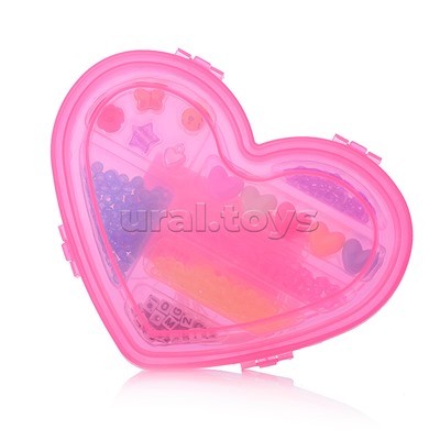 Набор создание украшений "Сердечко-радуга" в коробке