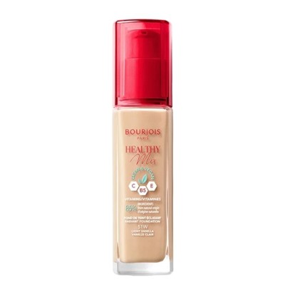 1 Bourjois тональный крем Healthy mix т.51 ванильно-розовый