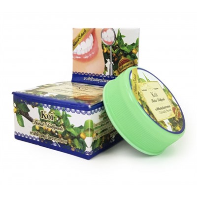 Тайская Травяная Зубная Отбеливающая Паста Rochjana Кой, 30 гр