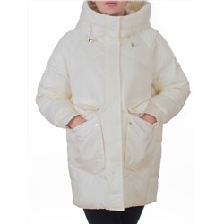 EB2819 MILK Куртка зимняя женская (200 гр. холлофайбер)