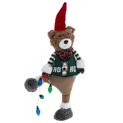 GAEM Игрушка набивная с подсветкой "Медвежонок" (2хAAA н/п), L31 W11,5 H60/47 см