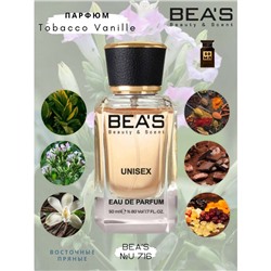 Beas U716 Tom Ford Tobacco Vanille edp 50 ml, Парфюм унисекс Beas U716 создан по мотивам аромата Tom Ford Tobacco Vanille