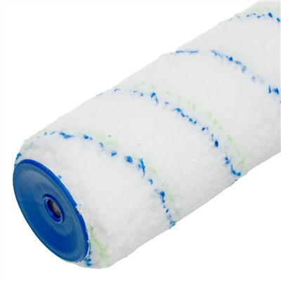 Валик "Водные краски", 250 мм, ворс 12 мм, D - 48 мм, D ручки - 6 мм, полиэстер Сибртех