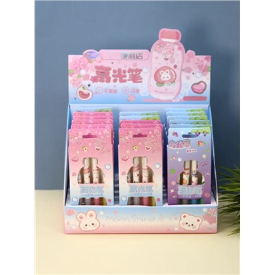 Набор цветных ручек (4 шт) "Soda Set", mix, шоу-бокс 18 шт.