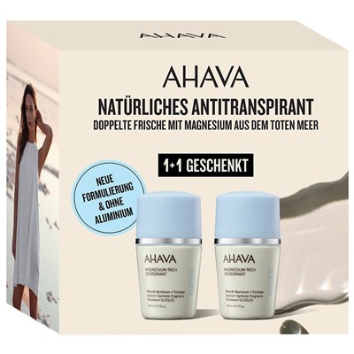 AHAVA Deo Roll-on Duo Kit Women  Шариковый дезодорант Duo Kit для женщин