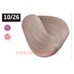 OLLIN SILK TOUCH 10/26 светлый блондин розовый 60мл Безаммиачный стойкий краситель для волос