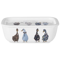 БЛЮДО С КРЫШКОЙ LEFARD "FAMILY FARM" ПРЯМОУГ. 19*13*6,5 СМ 740 МЛ (КОР=18ШТ.)