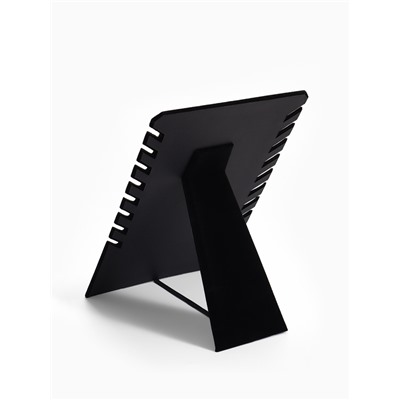 Подставка под кулоны и цепочки QF, 8 мест, 19.5×2×28.8, чёрная