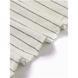 Постельное бельё Этель 1.5 сп White stripes 155х210 см,160х240 см,50х70-2шт, 100% жатый хлопок, 140 гр/м2