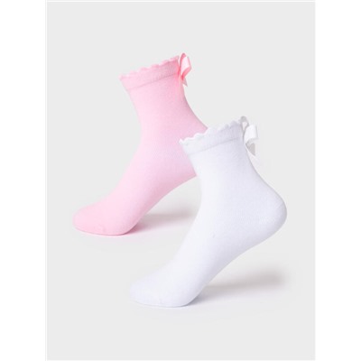 Носки для девочки, 2 пары в комплекте